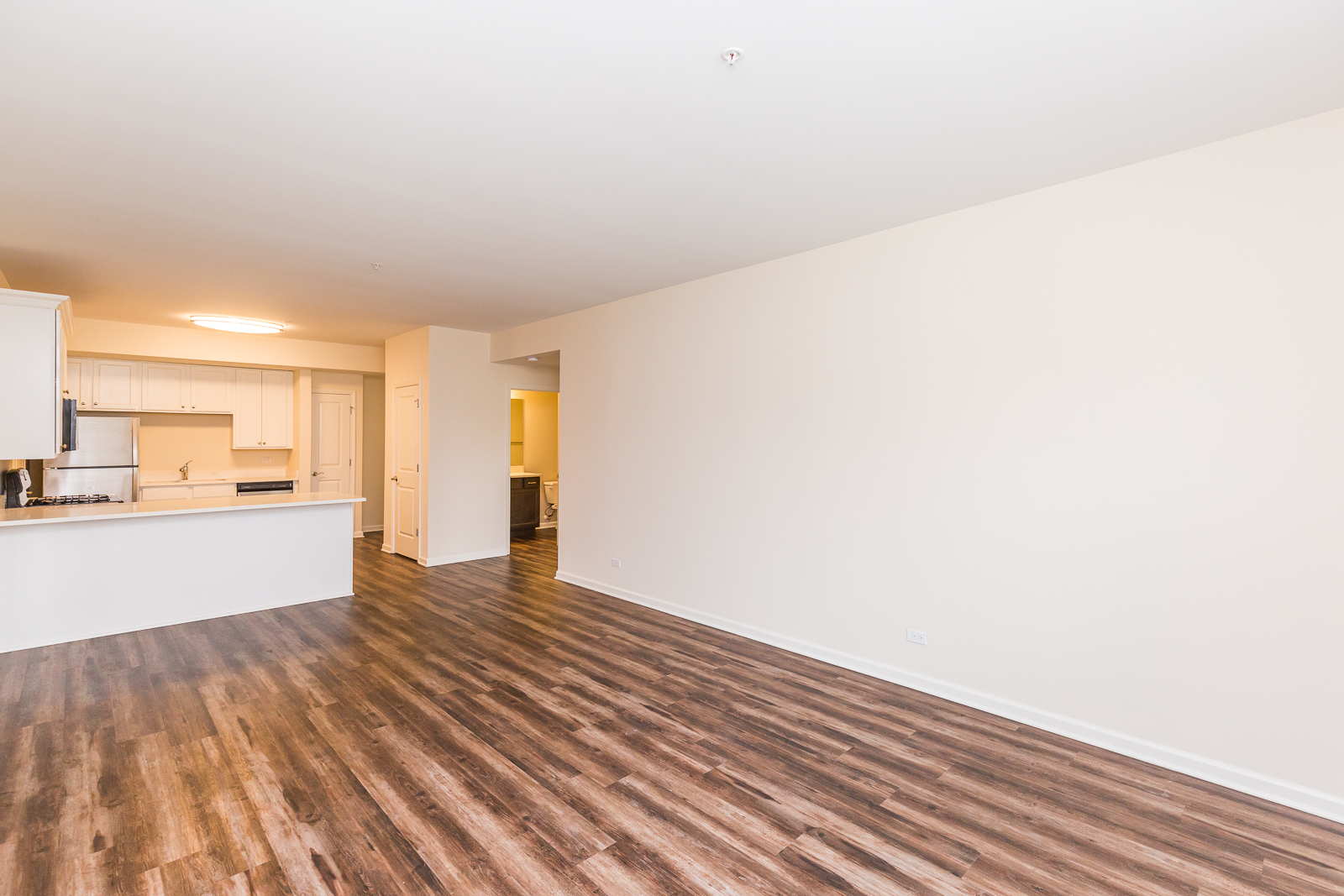 60 West Main Street, Unit 233 Lake Zurich, IL 60047 - Photo 5 of 15 a view of empty room with wooden floor