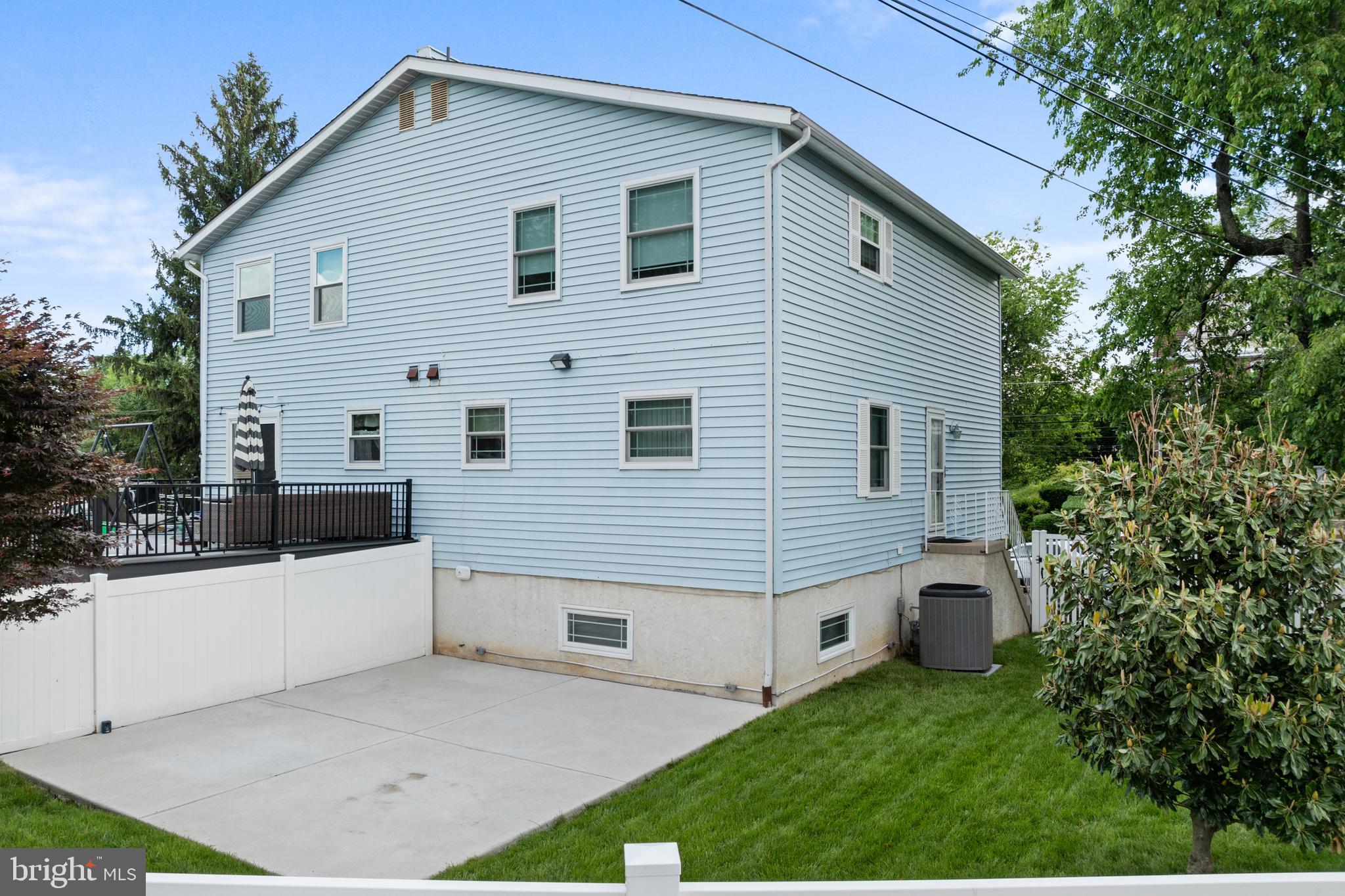 422 Valley Road Elkins Park, PA 19027 - Photo 22 of 24 Patio and fenced yard