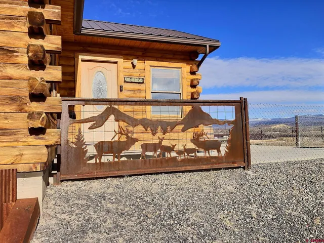 a view of a street sign