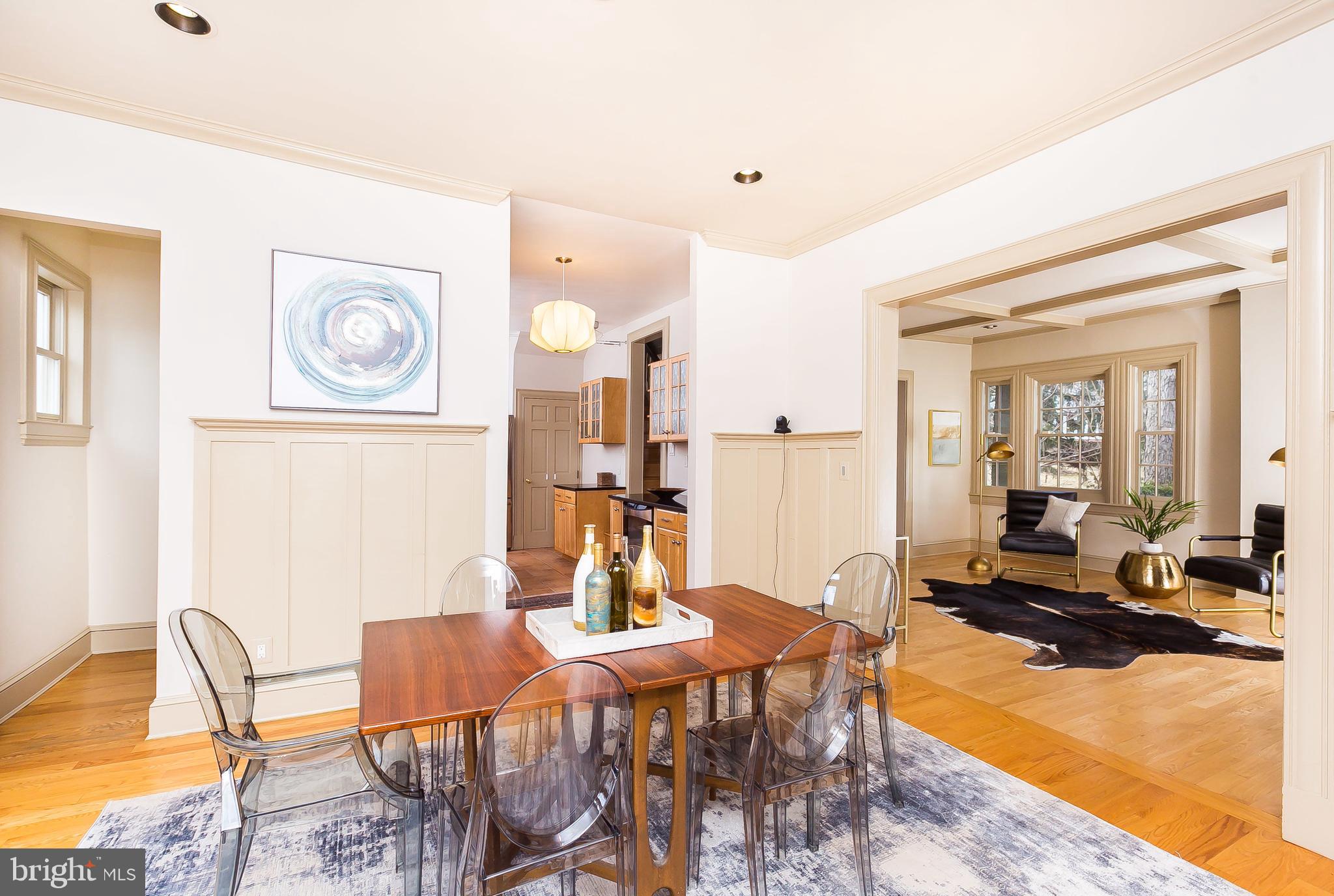 5715 Chilham Road Baltimore, MD 21209 - Photo 14 of 69 Dining Room with view toward Family Room