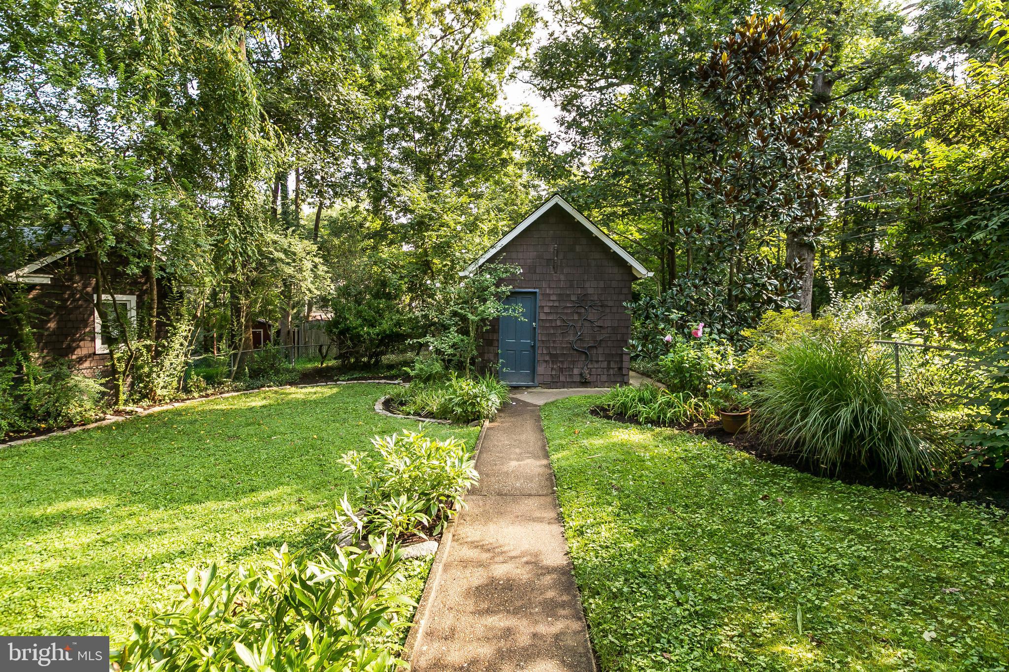 5715 Chilham Road Baltimore, MD 21209 - Photo 63 of 69 Exterior rear path to charming shed