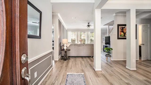 a view of a living room