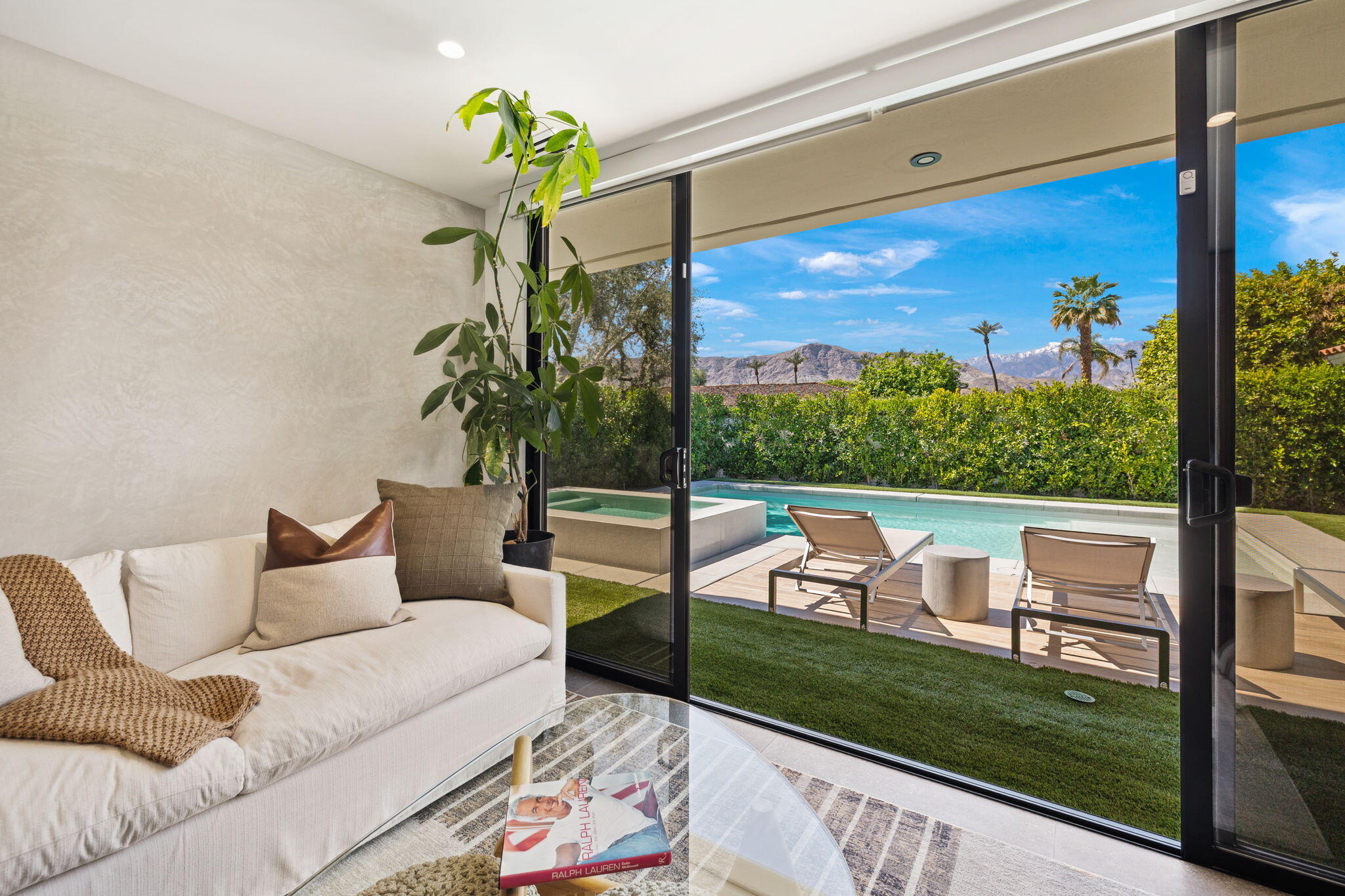 20 Lafayette Drive Rancho Mirage, CA 92270 - Photo 34 of 48 a view of a porch with furniture