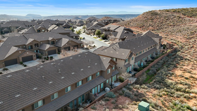 4269 Razor Drive Washington, UT 84780 - Photo 41 of 50 Aerial view of residential area featuring mountains