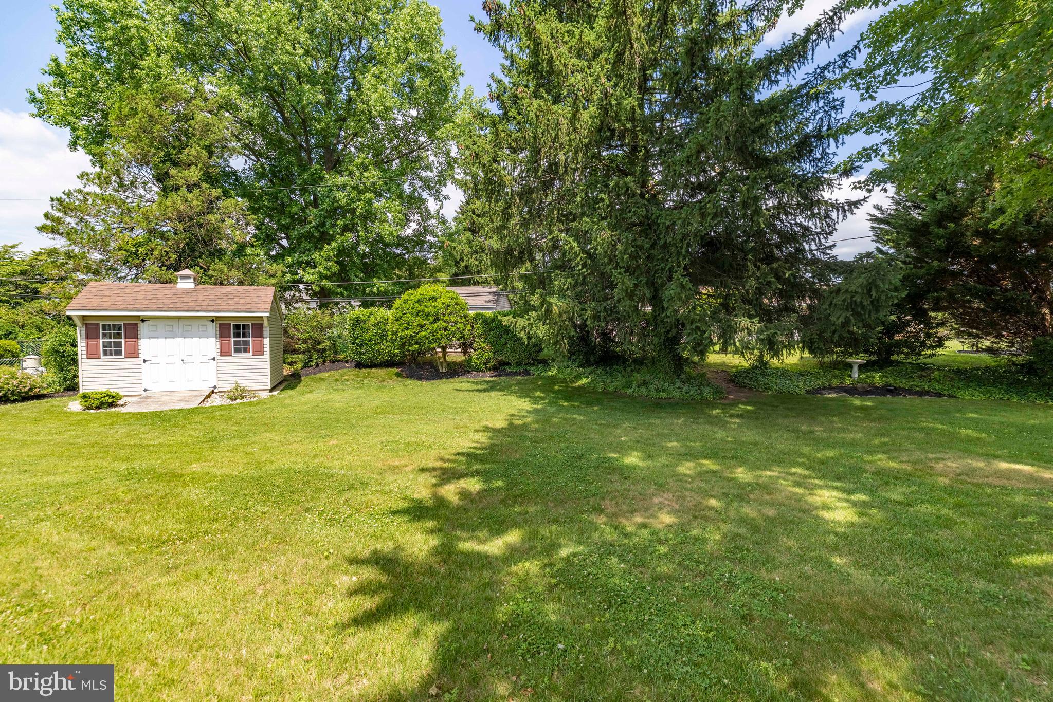 3882 Whitman Road Huntingdon Valley, PA 19006 - Photo 39 of 57 Backyard with Mature Plantings Creating Privacy