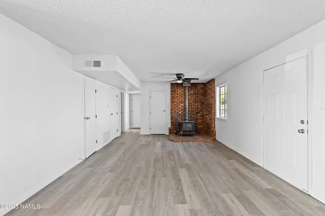 a view of a city with mountains