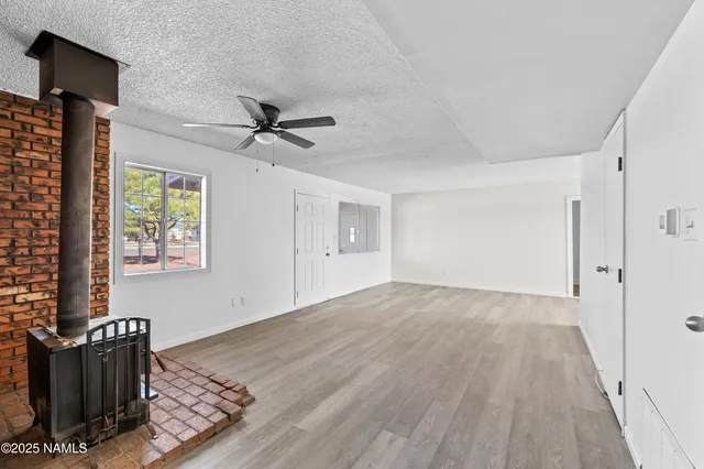 a view of a city and an ocean view