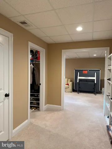 a view of a livingroom with a staircase