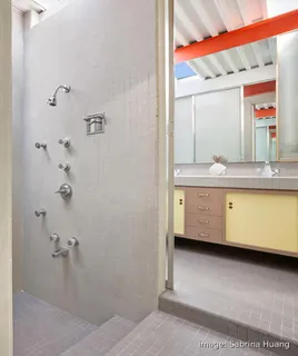 a view of an outdoor space with lounge chair