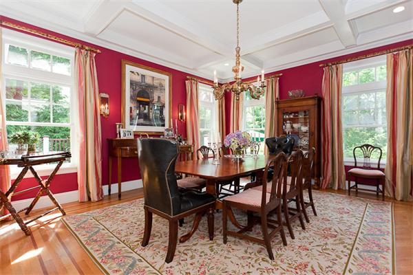23 Slocum Road Lexington, MA 02421 - Photo 8 of 30 a view of a dining room with furniture window and outside view