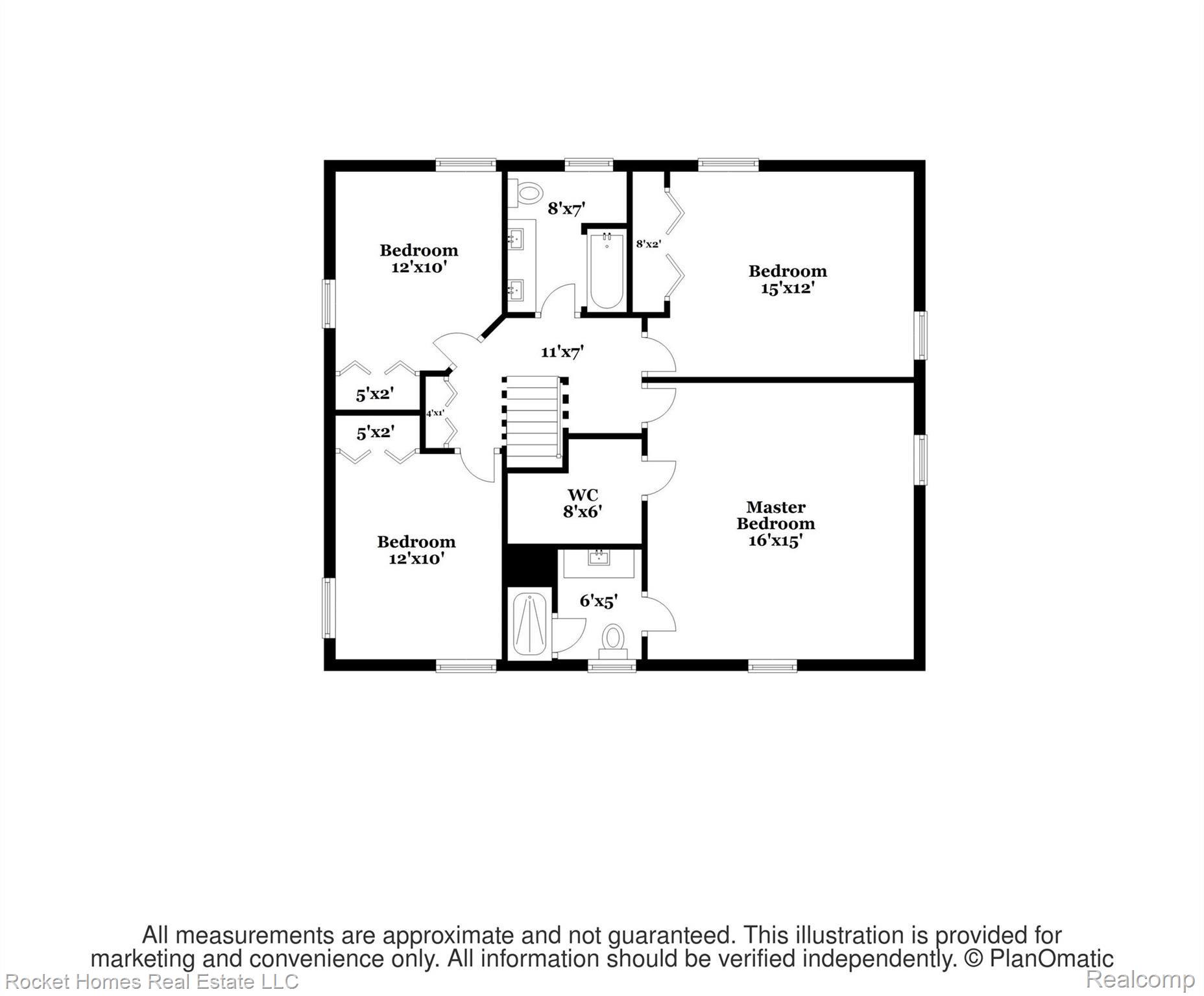 879 Foxhall Road Bloomfield Hills, MI 48304 - Photo 44 of 44 floorplan-upper-414509.jpg