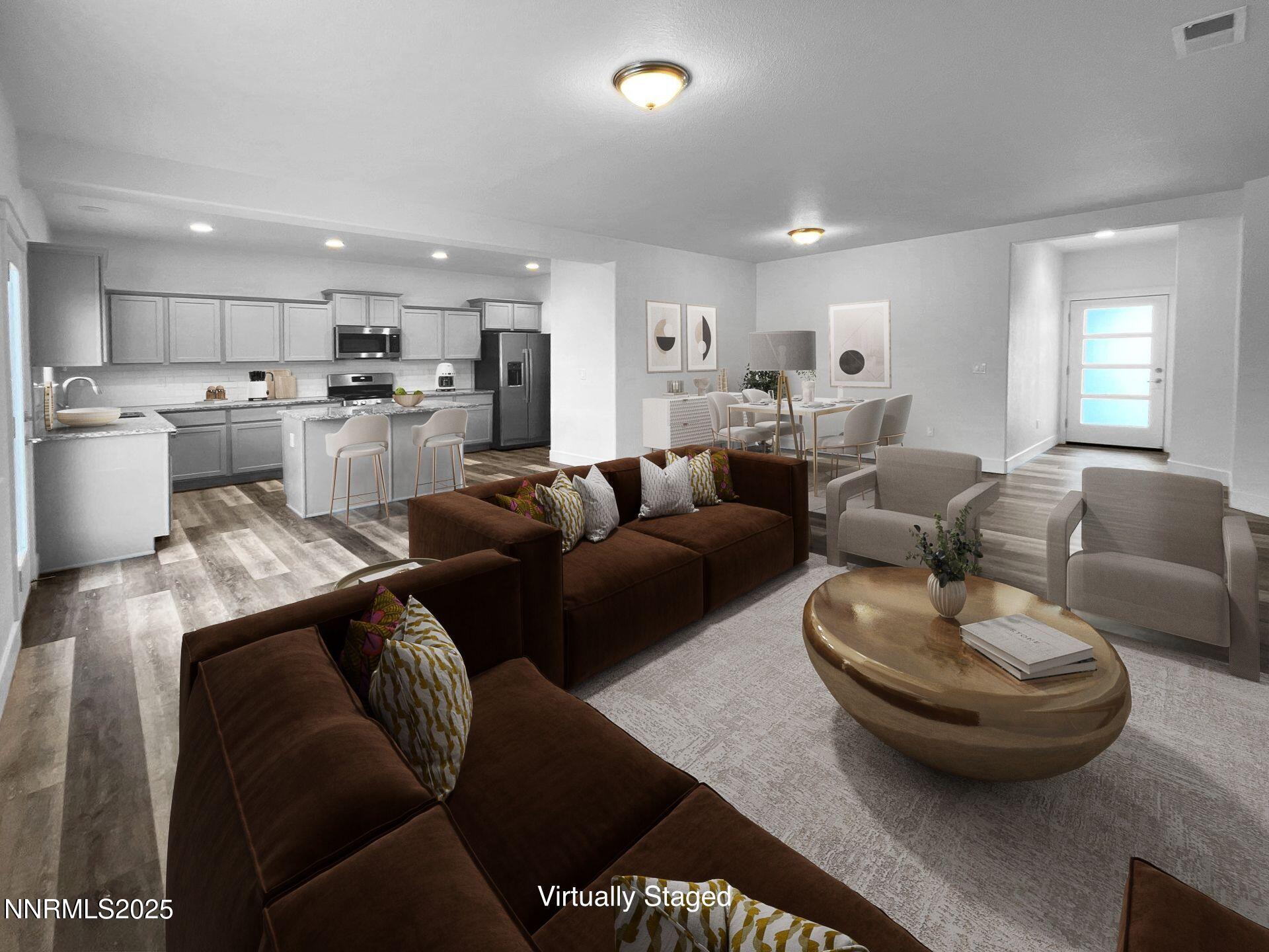 1160 Church Peak Court Reno, NV 89508 - Photo 2 of 17 a living room with furniture and a view of kitchen