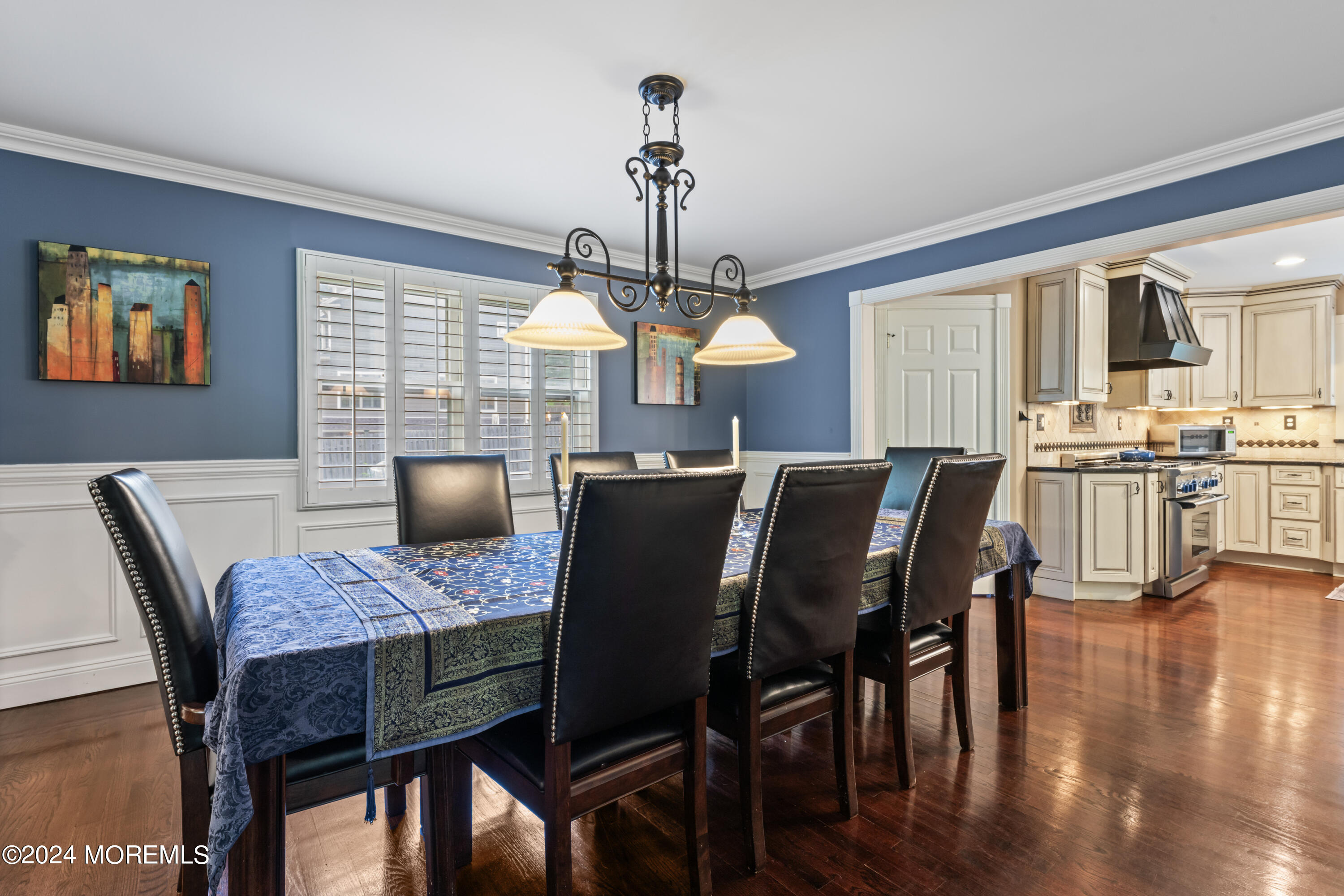 54 Rutherford Road Berkeley Heights, NJ 07922 - Photo 14 of 43 a view of a dining room with furniture window and wooden floor