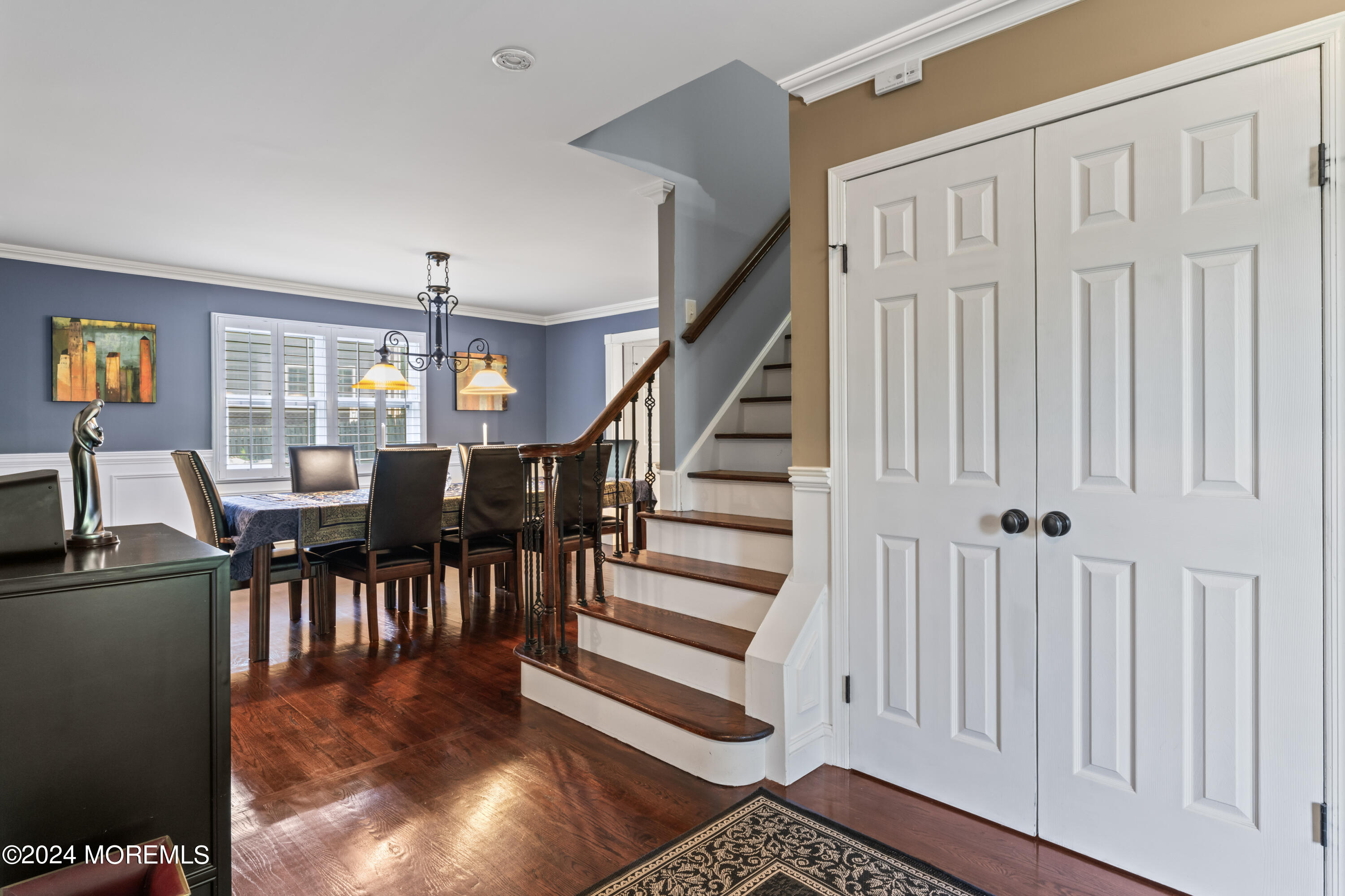 54 Rutherford Road Berkeley Heights, NJ 07922 - Photo 5 of 43 a view of a dining room with furniture window and wooden floor