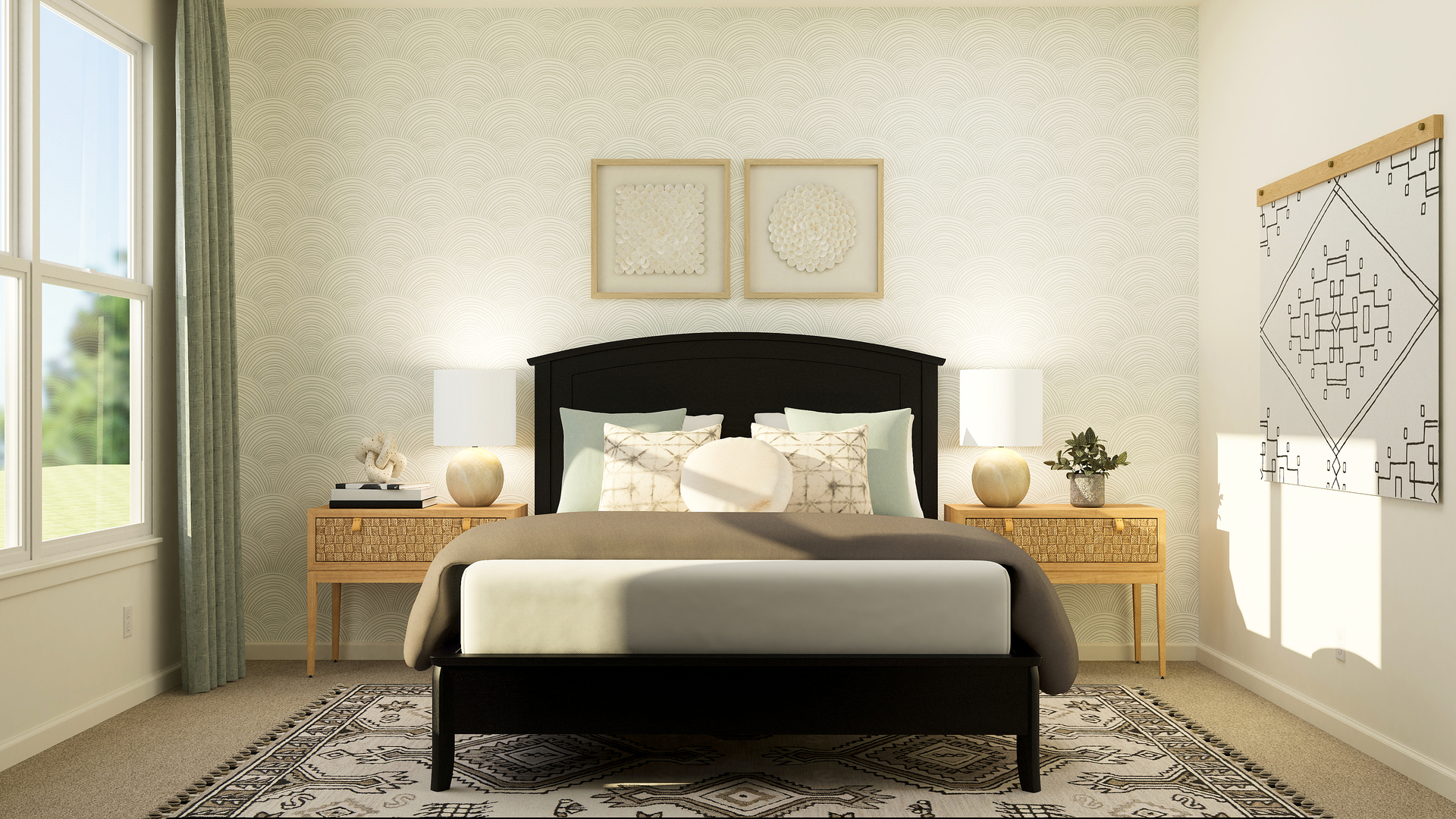 2040 Cosman Way Algonquin, IL 60102 - Photo 16 of 19 a bedroom with a bed and wooden floor