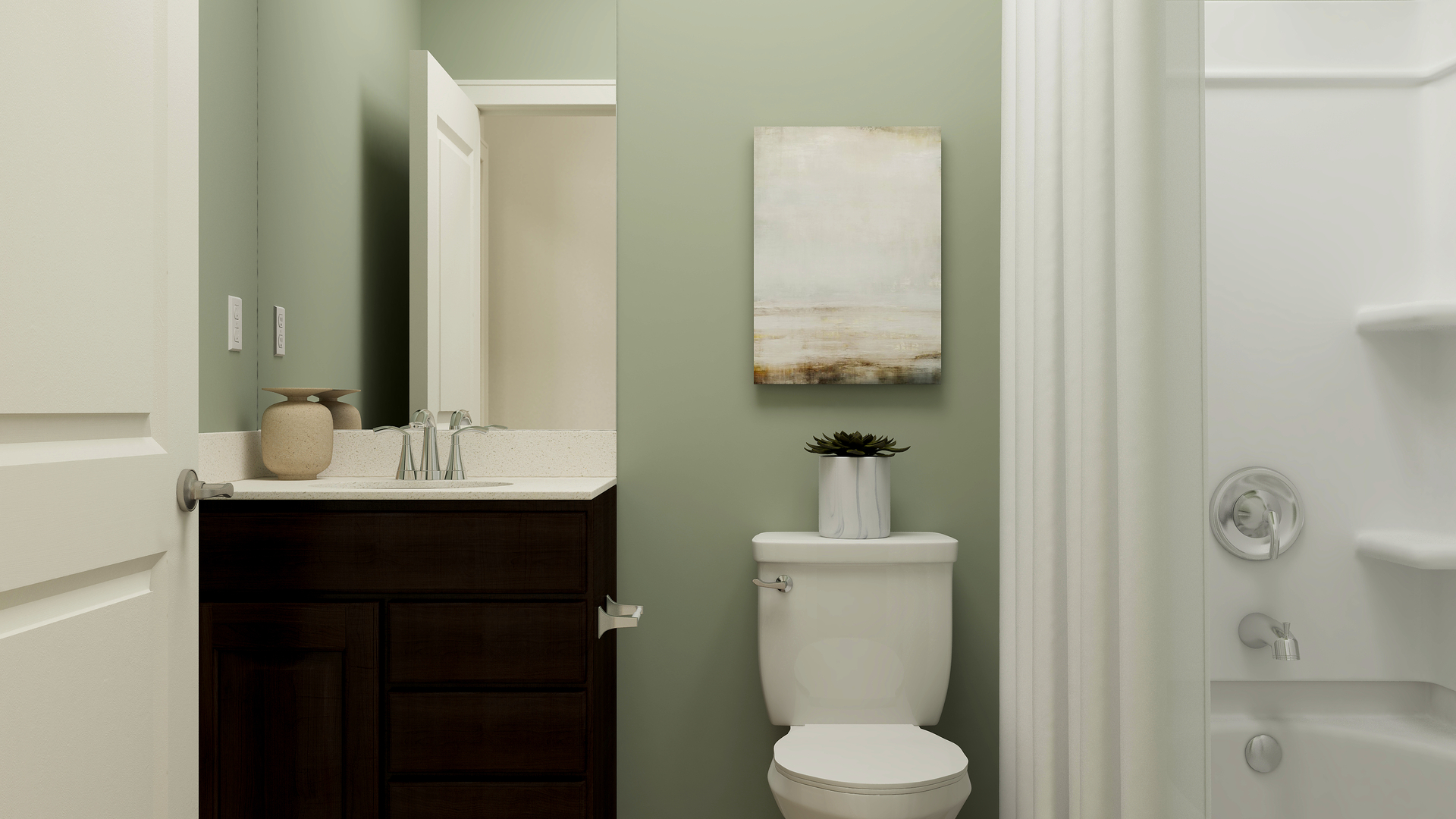 2040 Cosman Way Algonquin, IL 60102 - Photo 18 of 19 a bathroom with a toilet sink vanity and mirror