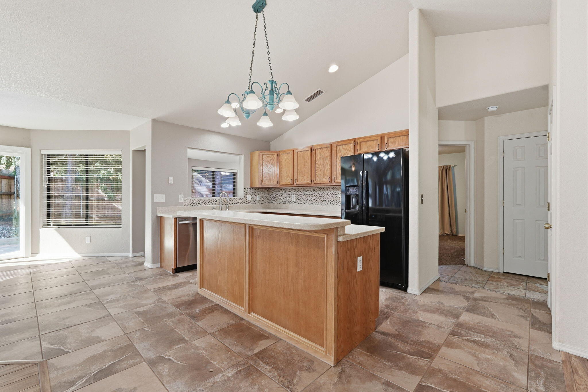 310 North Trailwood Road Payson, AZ 85541 - Photo 14 of 55 a view of kitchen with stainless steel appliances granite countertop a refrigerator and a sink