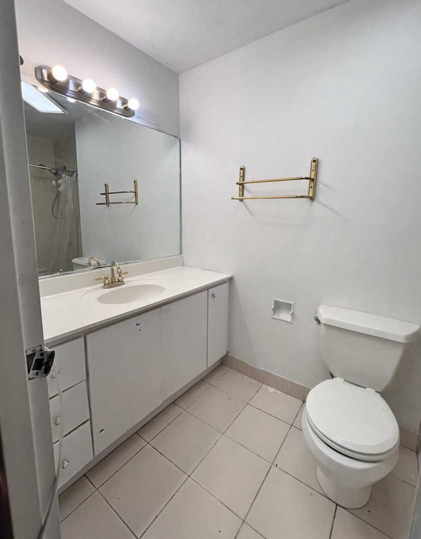 200 East Delaware Place, Unit 19A Chicago, IL 60611 - Photo 12 of 15 a bathroom with a sink a toilet and mirror