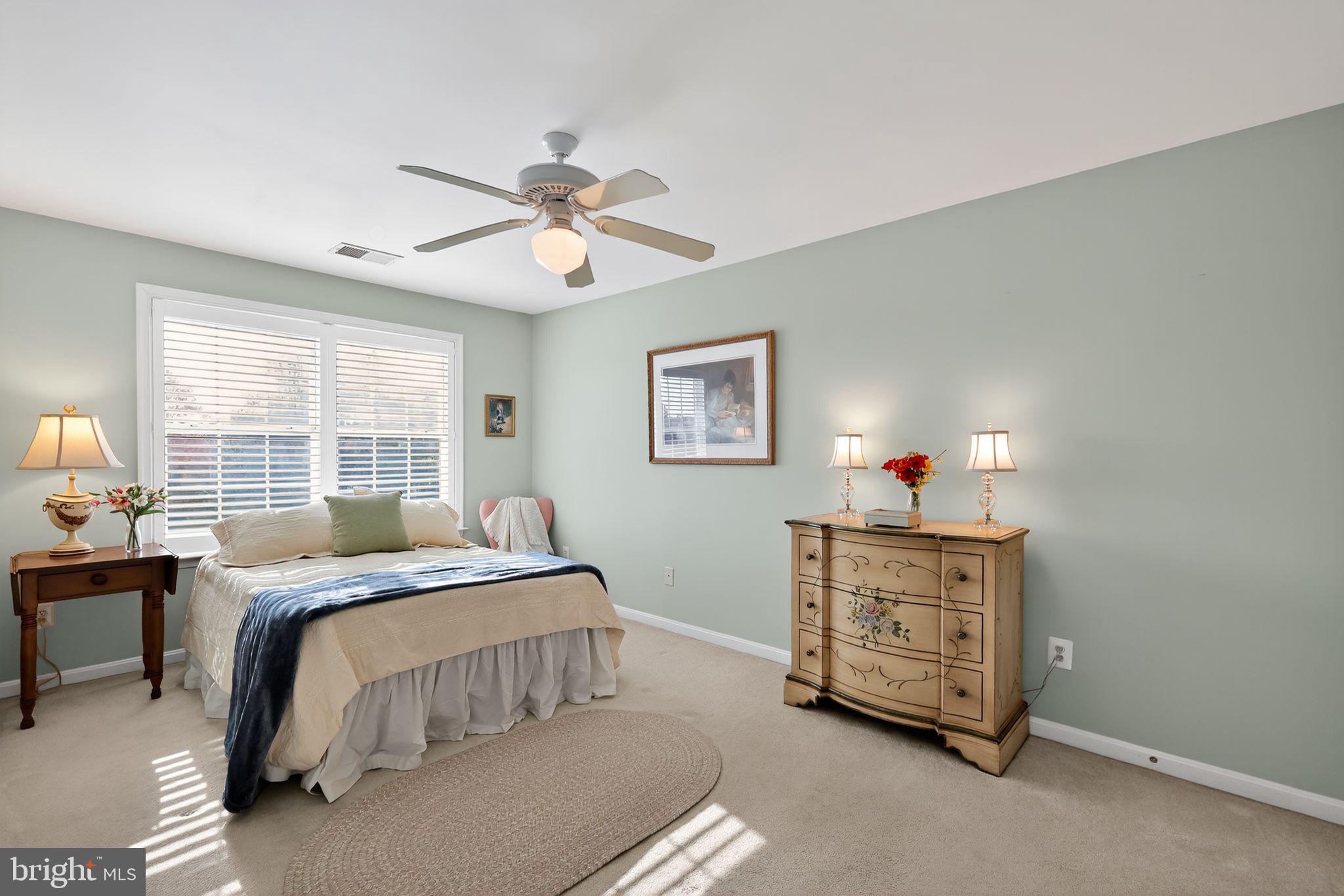 6013 Piney Grove Way Gainesville, VA 20155 - Photo 22 of 41 a bedroom with a bed and a chandelier