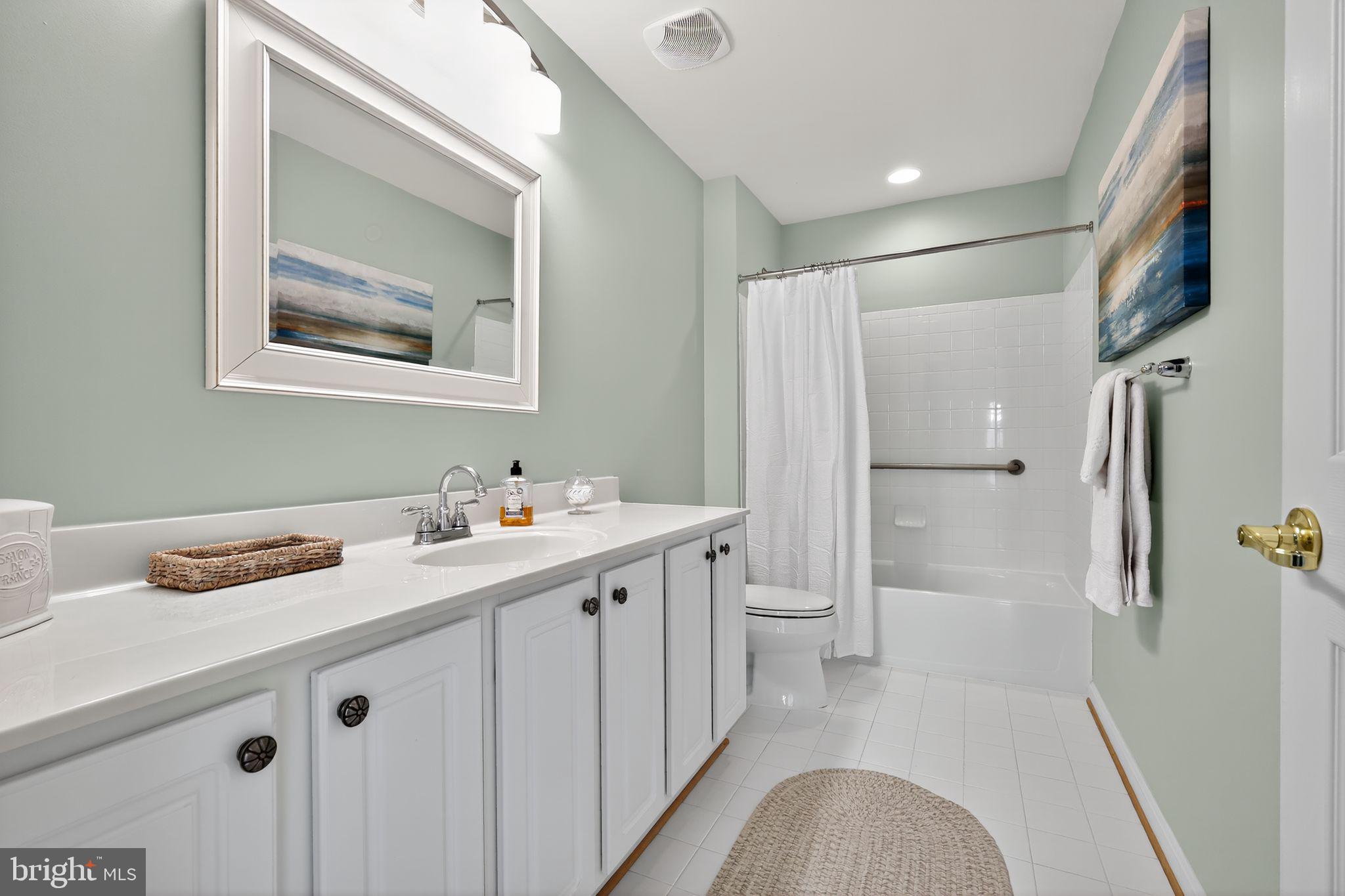 6013 Piney Grove Way Gainesville, VA 20155 - Photo 24 of 41 a bathroom with a sink a toilet and shower