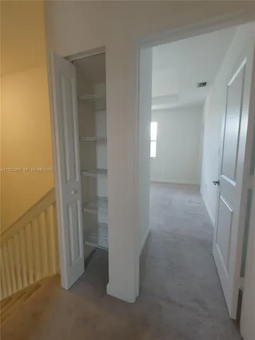 a view of empty room