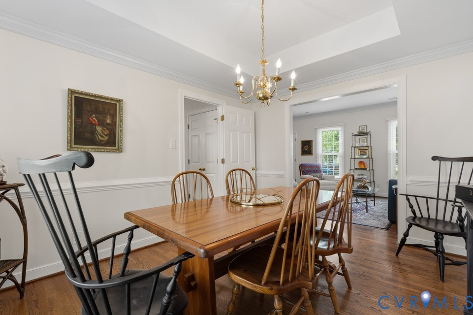 3009 Sable Road Henrico, VA 23233 - Photo 12 of 51 a view of a a dining room with furniture window and wooden floor