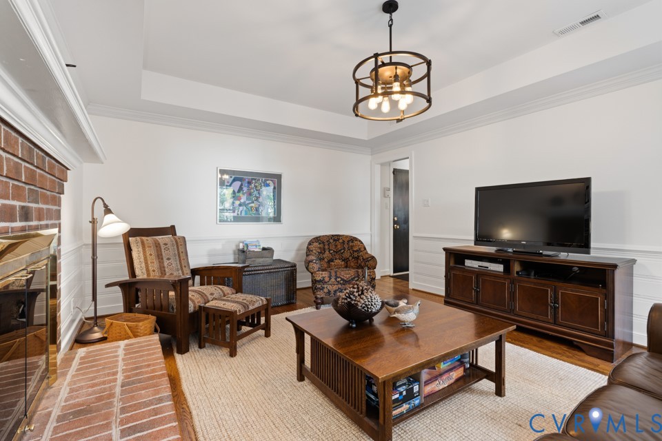3009 Sable Road Henrico, VA 23233 - Photo 24 of 51 a living room with furniture and a flat screen tv