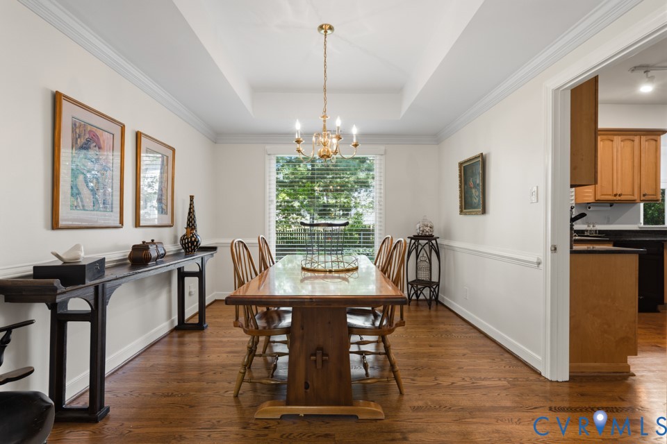 3009 Sable Road Henrico, VA 23233 - Photo 10 of 51 a view of a a dining room with furniture window and wooden floor