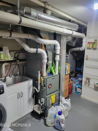 a utility room with lot of items