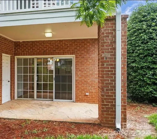 a view of front door of house