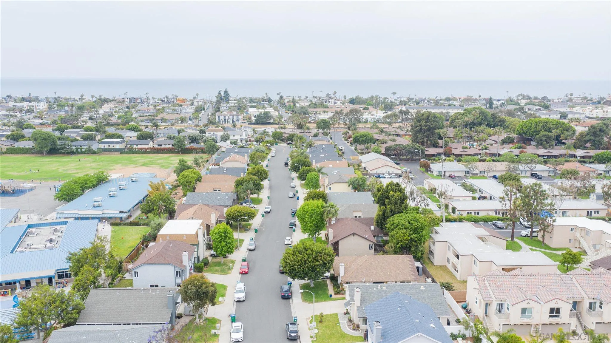 710 Anchor Way Carlsbad, CA 92008 - Photo 33 of 33 an aerial view of a city with lots of residential buildings