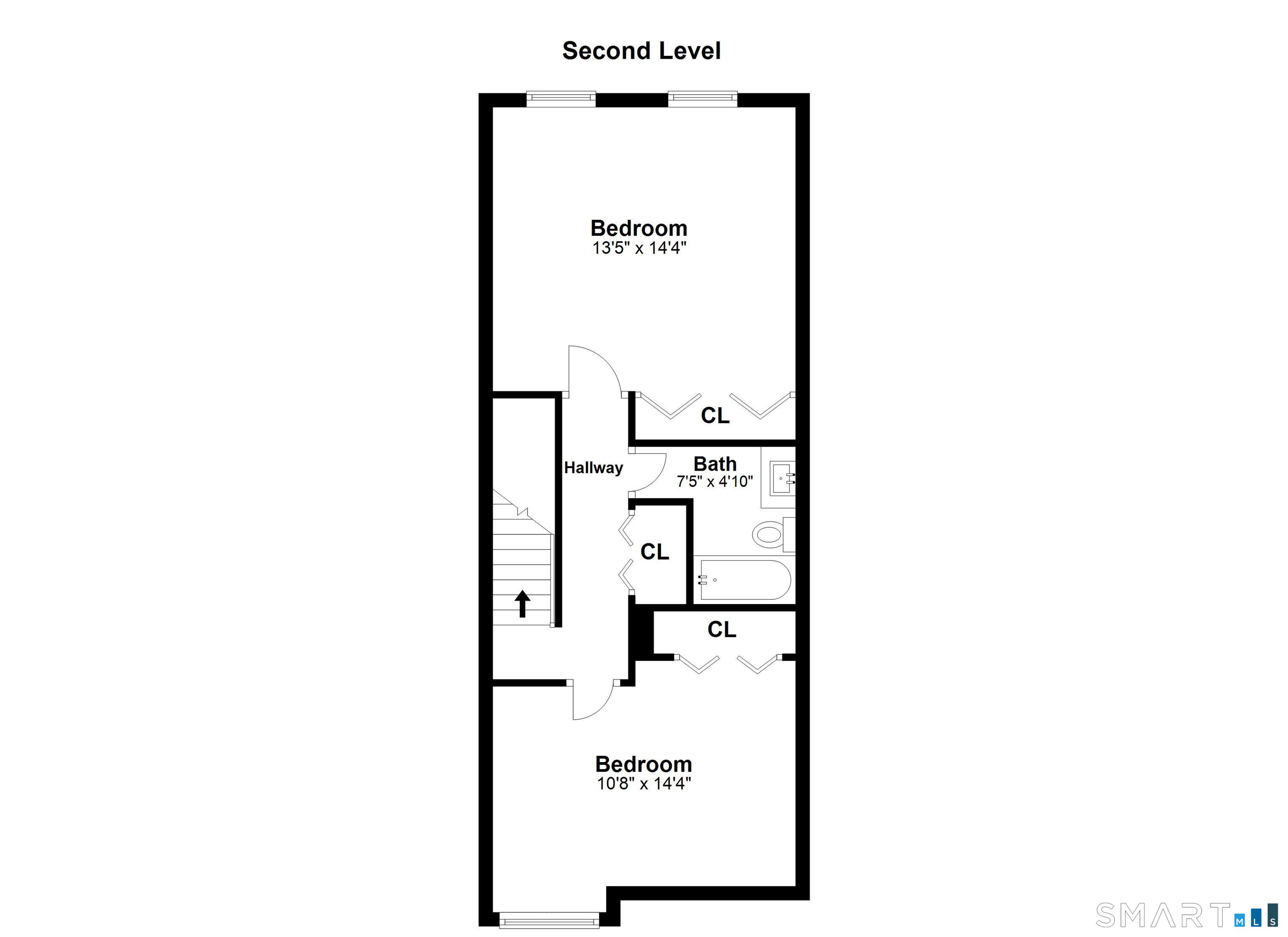 19 Colonial Road, Unit 8 Stamford, CT 06906 - Photo 23 of 24 a picture of a floor plan