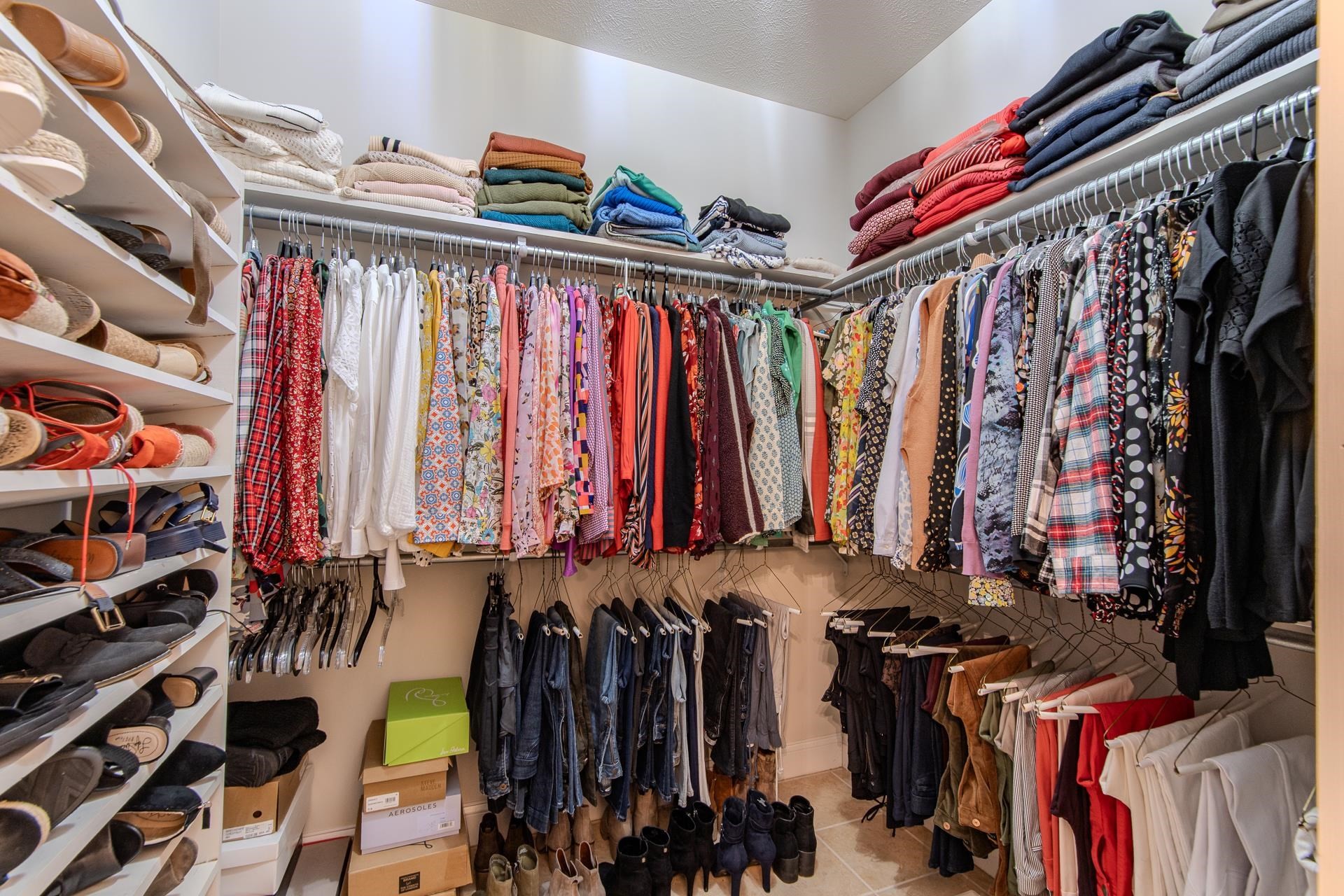 6170 Highway 226 Savannah, TN 38372 - Photo 18 of 40 a view of walk in closet with clothes and shoes