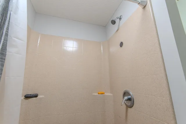 a close view of shower tap