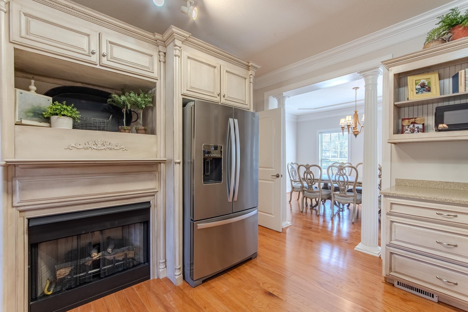 6170 Highway 226 Savannah, TN 38372 - Photo 5 of 40 a kitchen with furniture and a fireplace