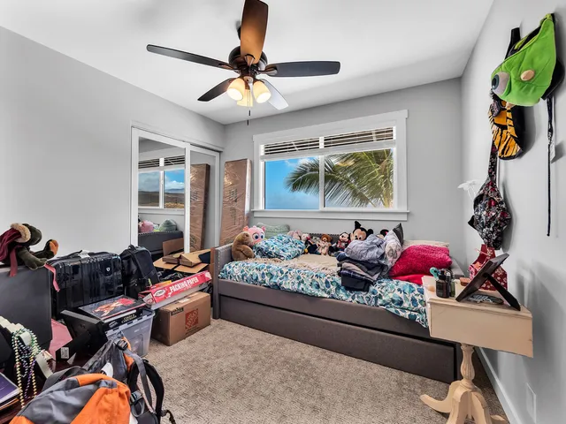 a living room filled with furniture
