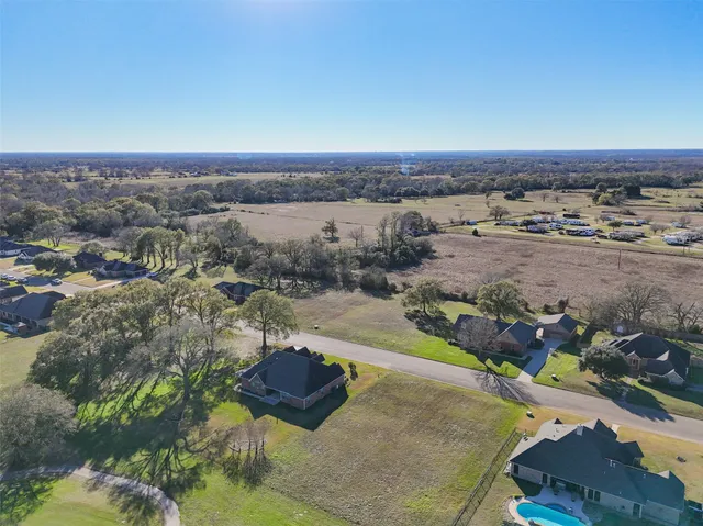 an outdoor view with garden