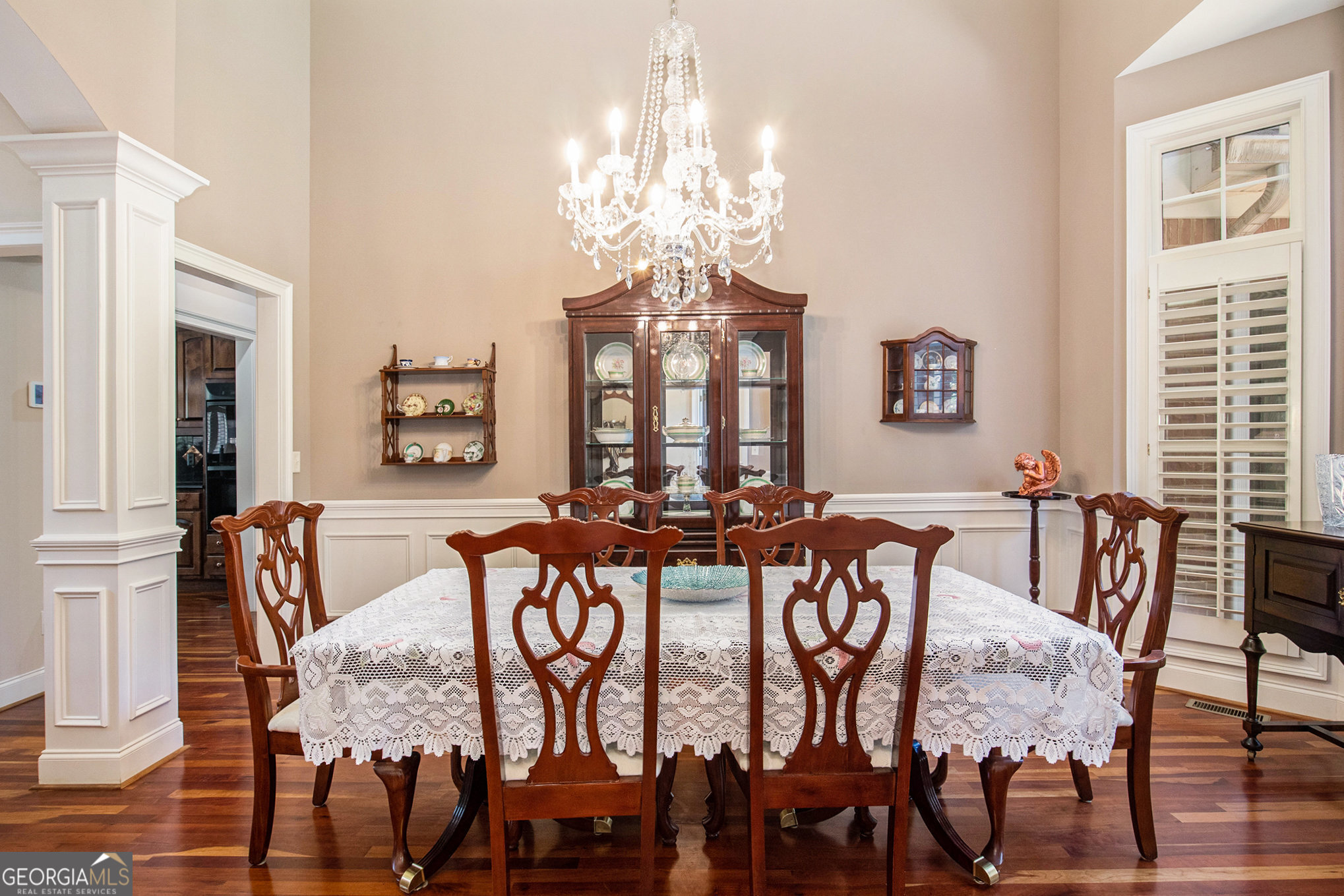 131 Winesap Way Clarkesville, GA 30523 - Photo 10 of 65 a view of a dining room with furniture window and wooden floor