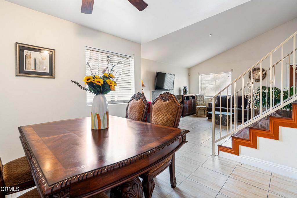 907 West Mission Road, Unit B Alhambra, CA 91801 - Photo 8 of 27 a dining room with furniture and wooden floor