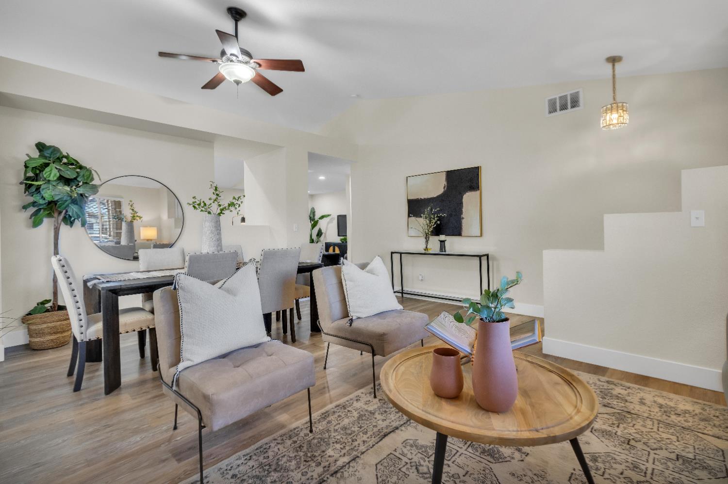 4711 Stuart Street Rocklin, CA 95765 - Photo 2 of 48 a living room with furniture and a wooden floor