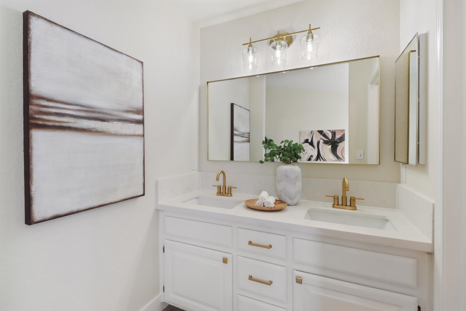 4711 Stuart Street Rocklin, CA 95765 - Photo 32 of 48 a bathroom with a sink and a mirror