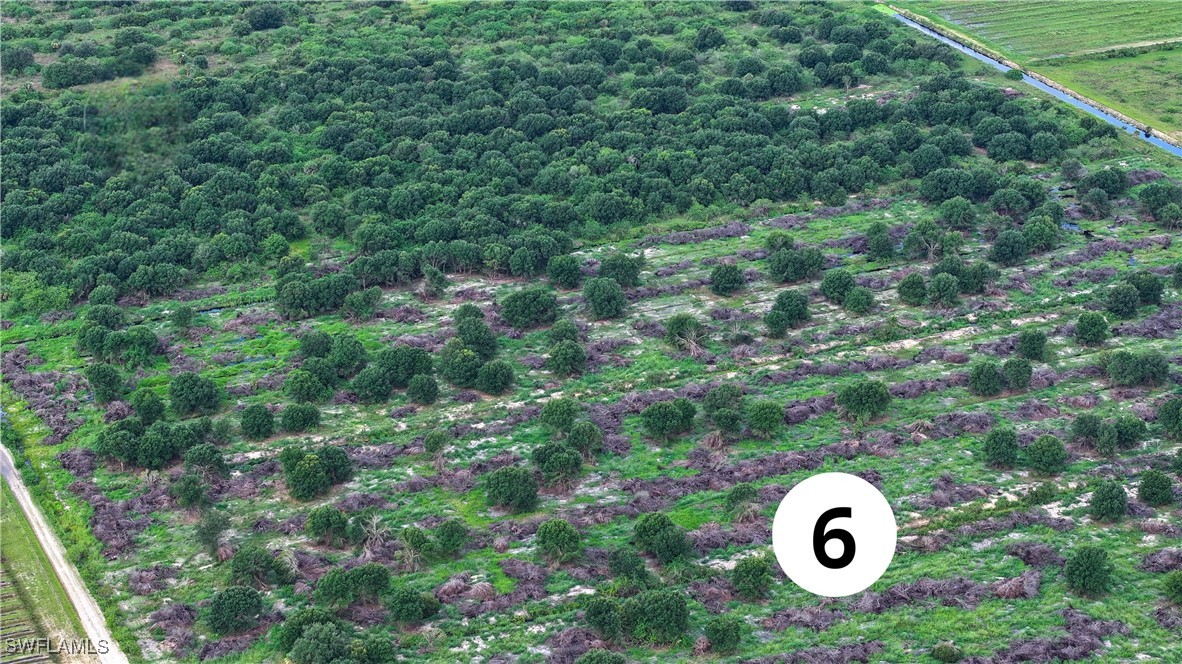 0 2nd Road LaBelle, FL 33935 - Photo 7 of 8 an aerial view of a house with a yard and tree s