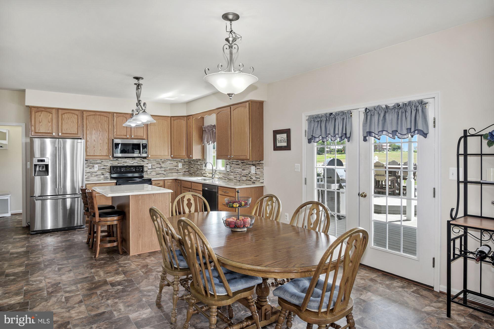 3221 Coon Club Road Hampstead, MD 21074 - Photo 21 of 58 Breakfast Rm to Kitchen. French Doors to Deck