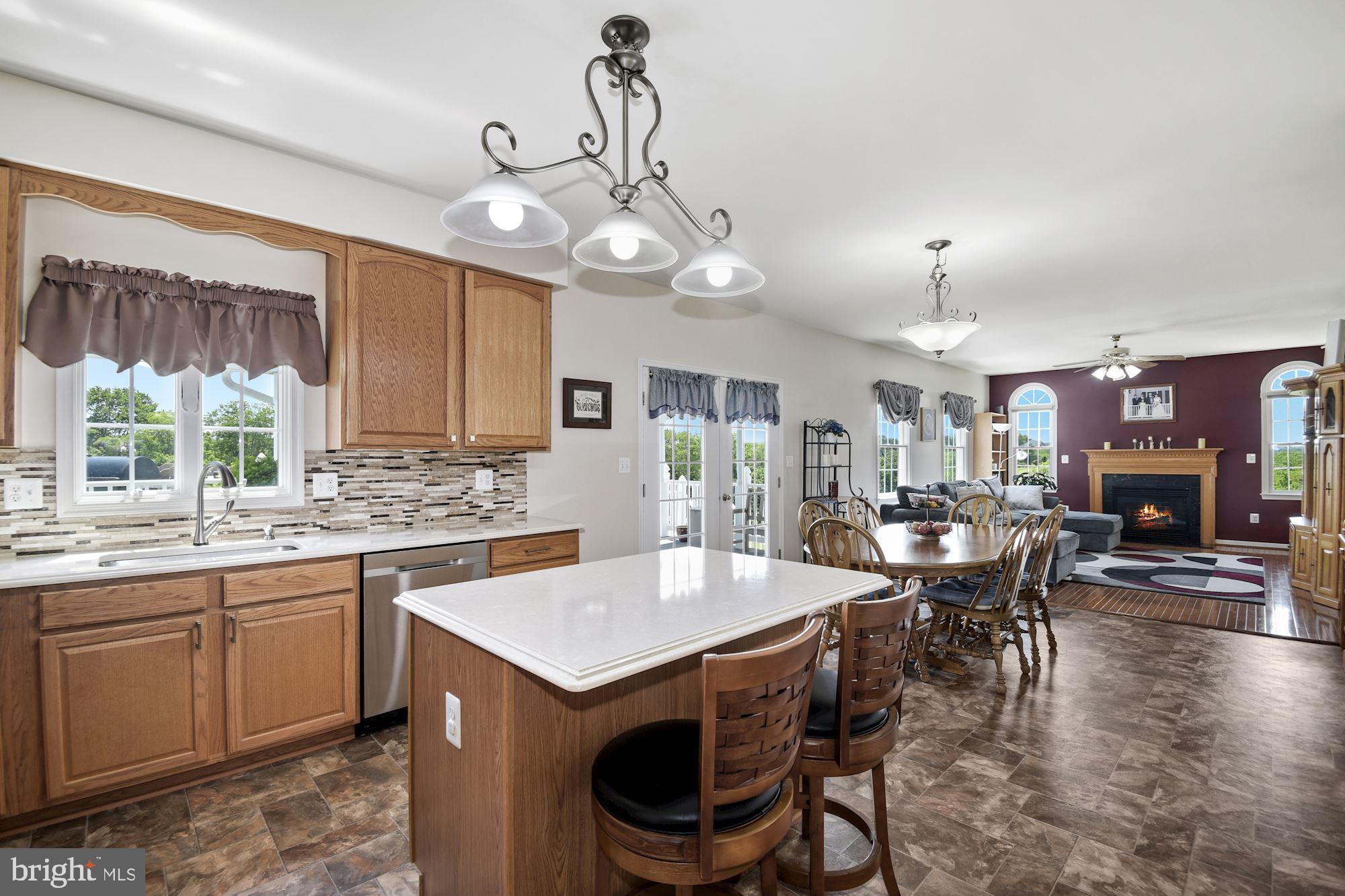3221 Coon Club Road Hampstead, MD 21074 - Photo 22 of 58 Kitchen to Breakfast Rm and Family Rm