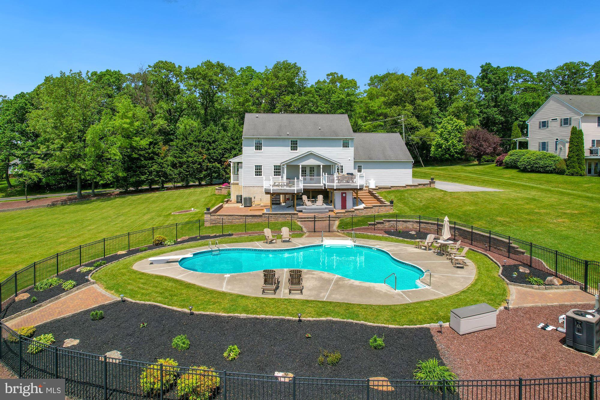 3221 Coon Club Road Hampstead, MD 21074 - Photo 10 of 58 Elevated View of Pool Area