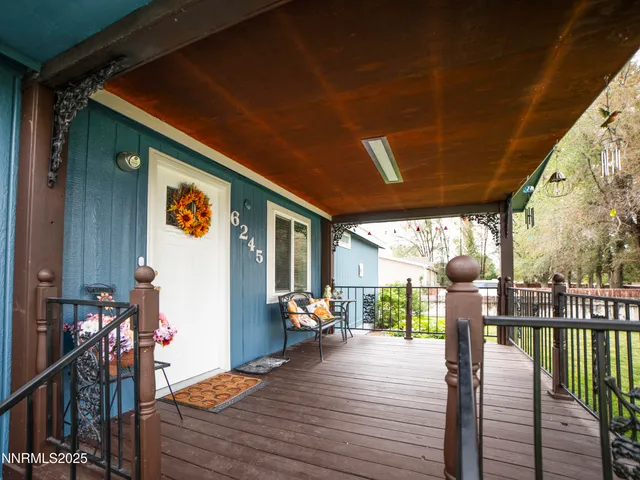 a outdoor space with hardwood