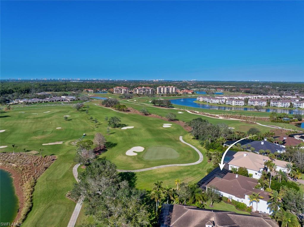 400 Terracina Way Naples, FL 34119 - Photo 3 of 29 Bird's eye view with a water view