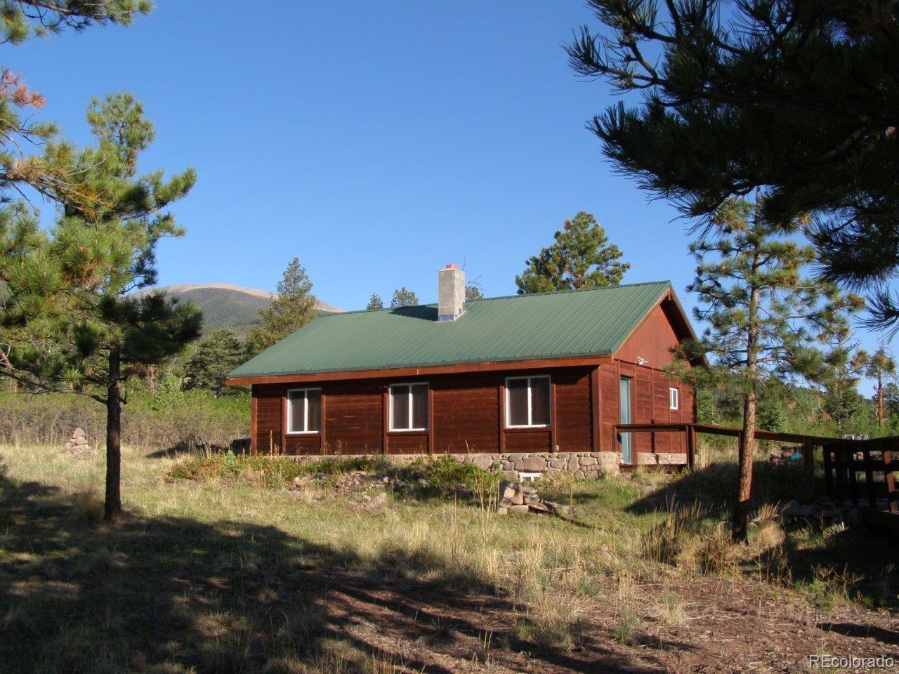 481 San Miguel Road Westcliffe, CO 81252 - Photo 15 of 26 a front view of a house with a yard