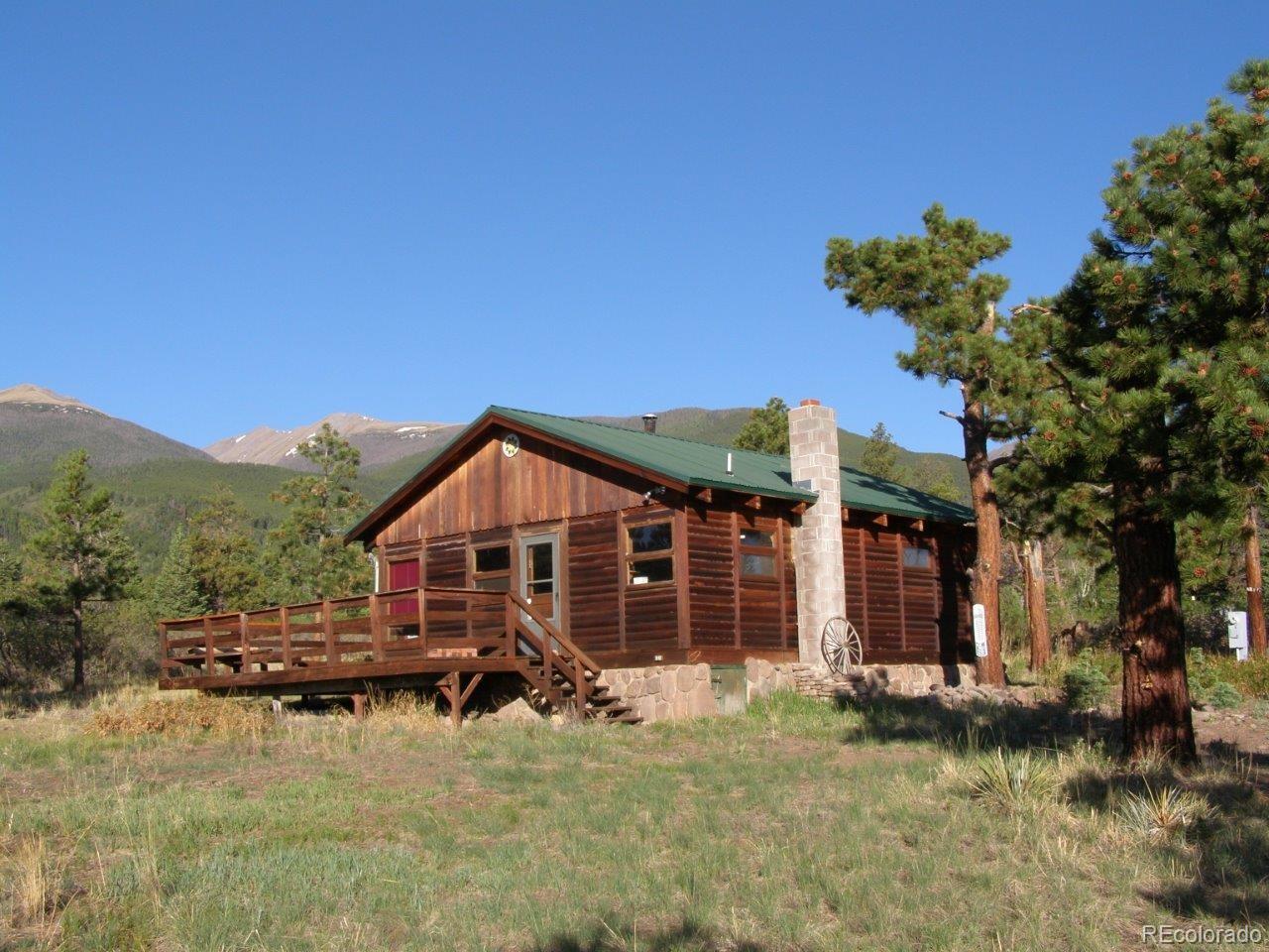 481 San Miguel Road Westcliffe, CO 81252 - Photo 19 of 26 a view of a house with a yard