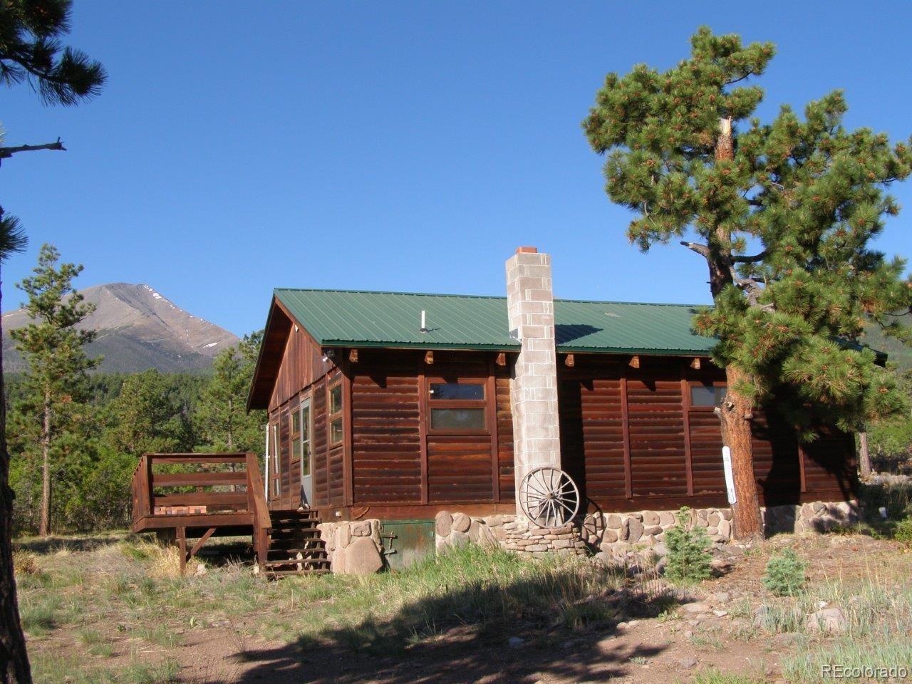 481 San Miguel Road Westcliffe, CO 81252 - Photo 20 of 26 a front view of a house with garden